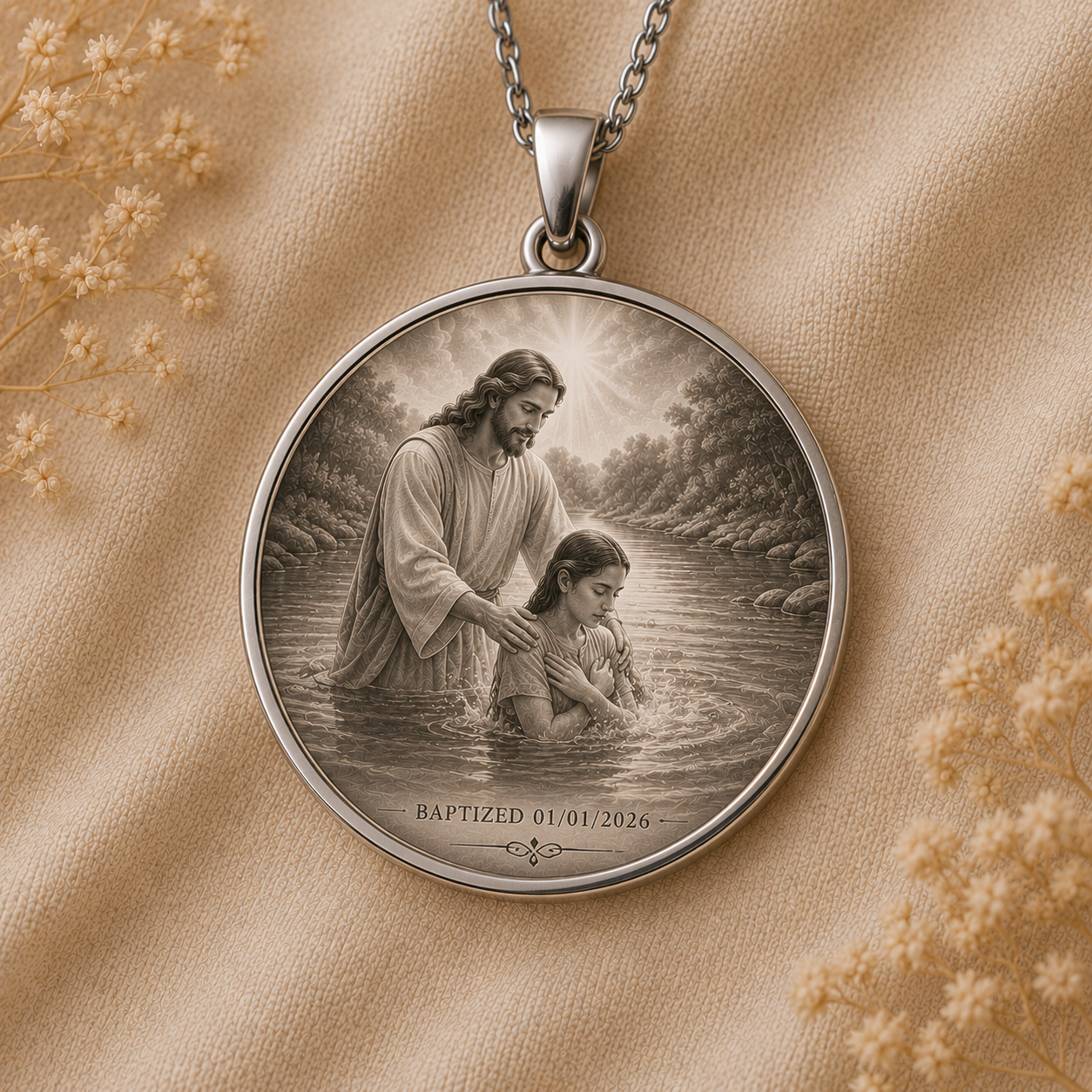 Eternally Saved Necklace: Baptized