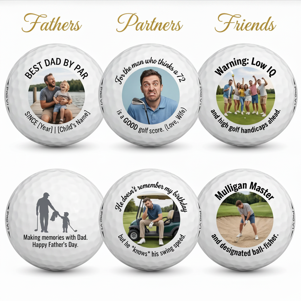 The Original Custom Photo Golf Balls
