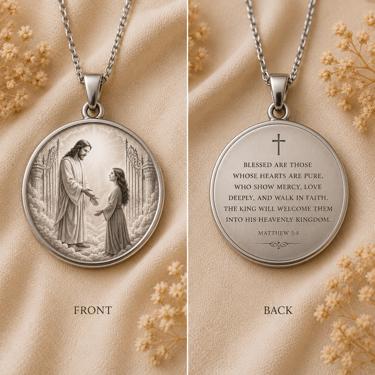 Eternally Saved Necklace: Gates of Heaven