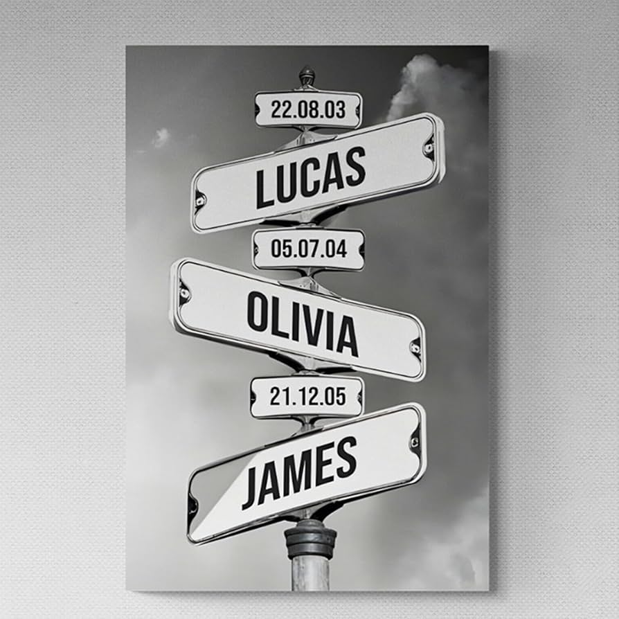 Personalized Street Sign w/ Names