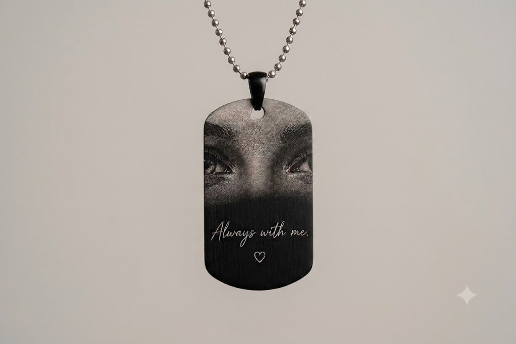 Matching Dog Tag Necklace