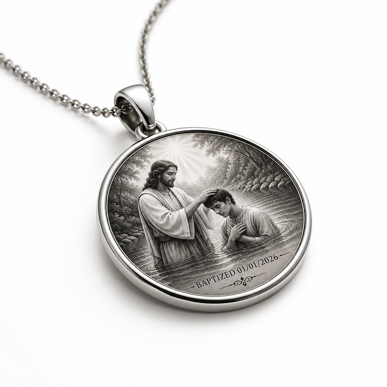 Eternally Saved Necklace: Baptized