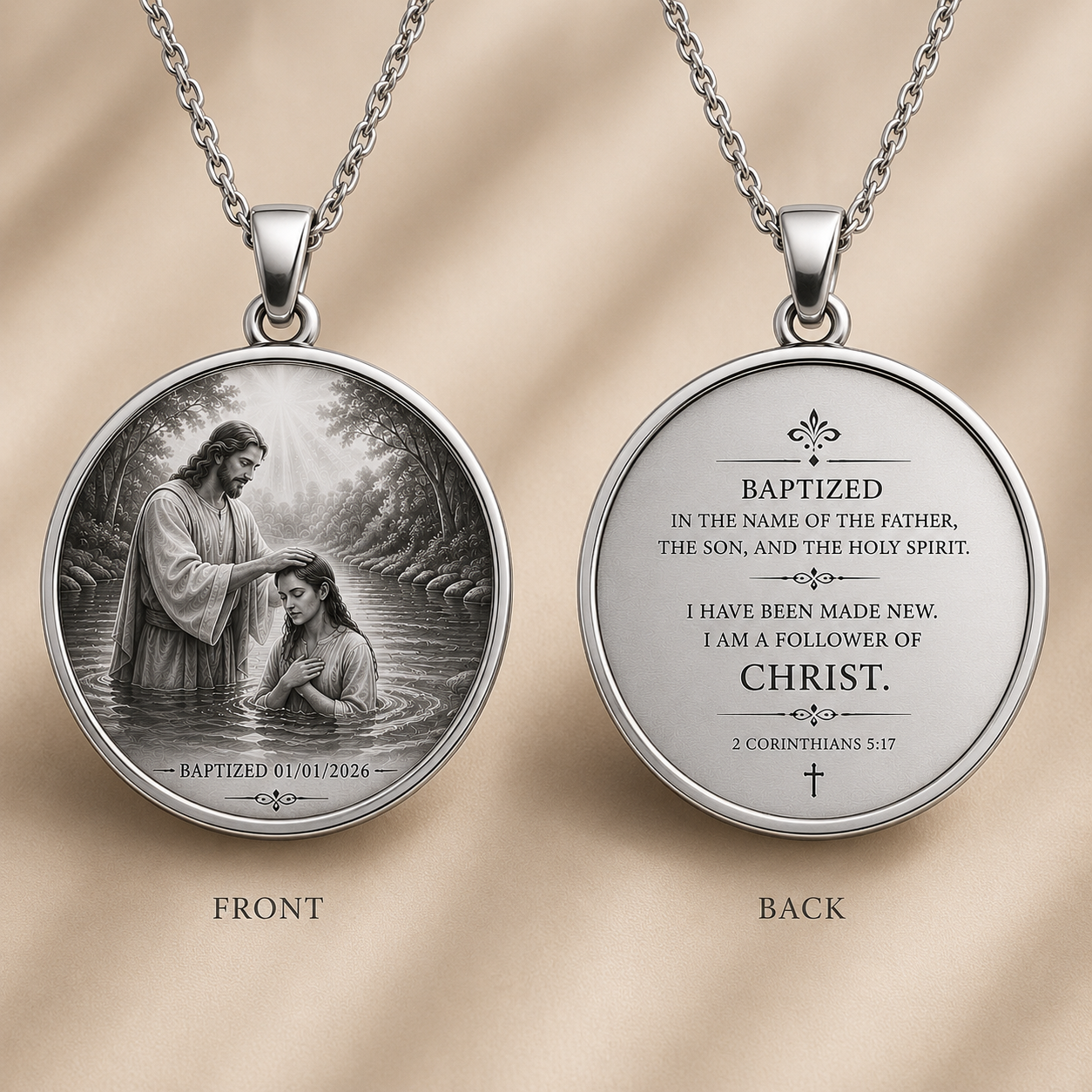 Eternally Saved Necklace: Baptized