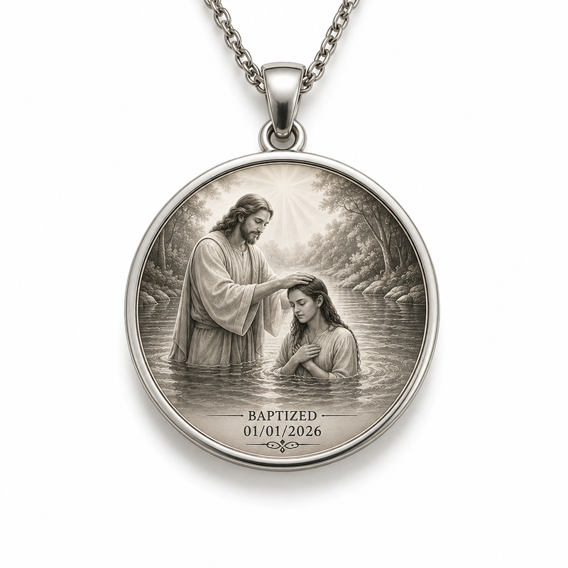 Eternally Saved Necklace: Baptized