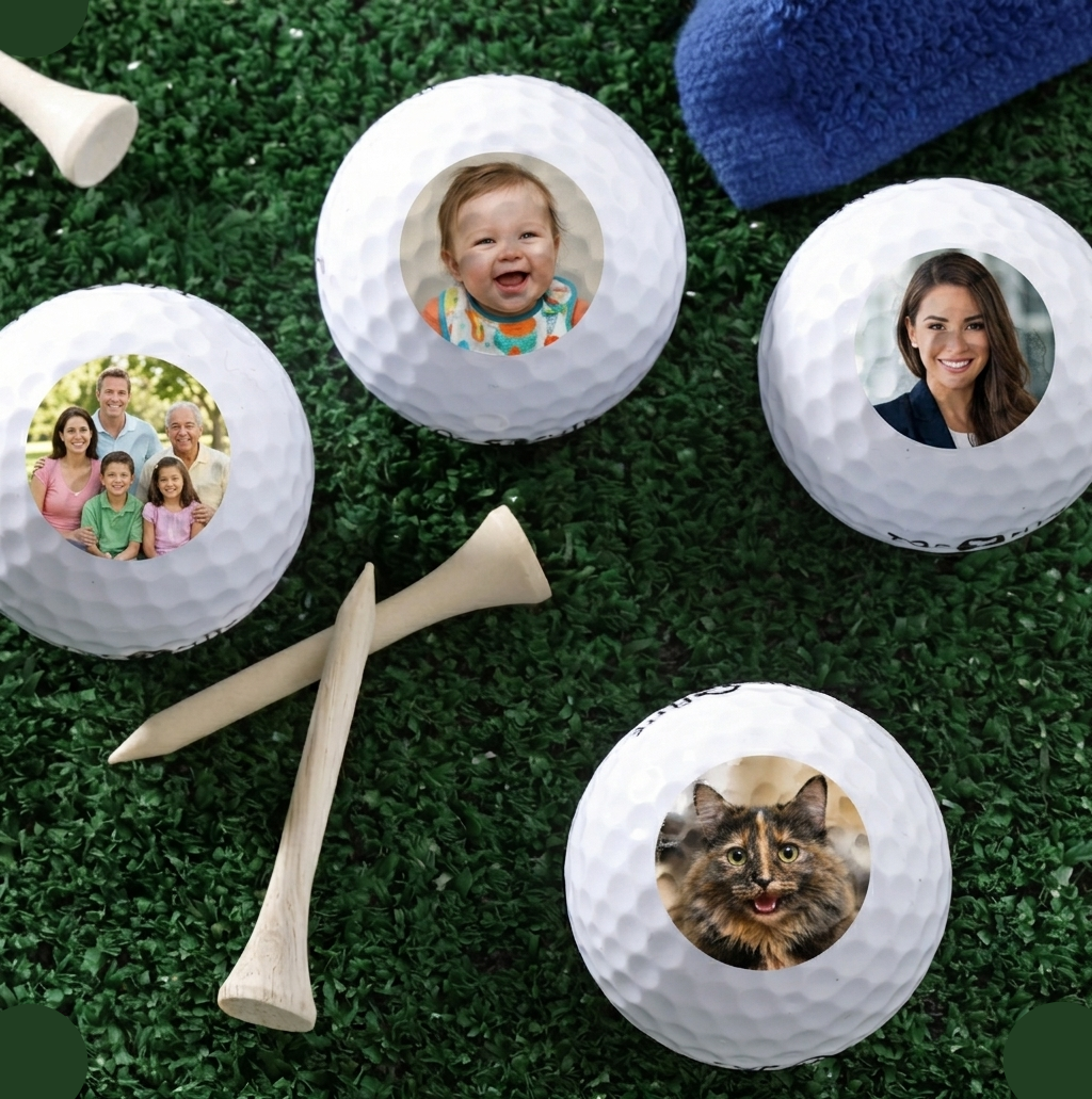 The Original Custom Photo Golf Balls