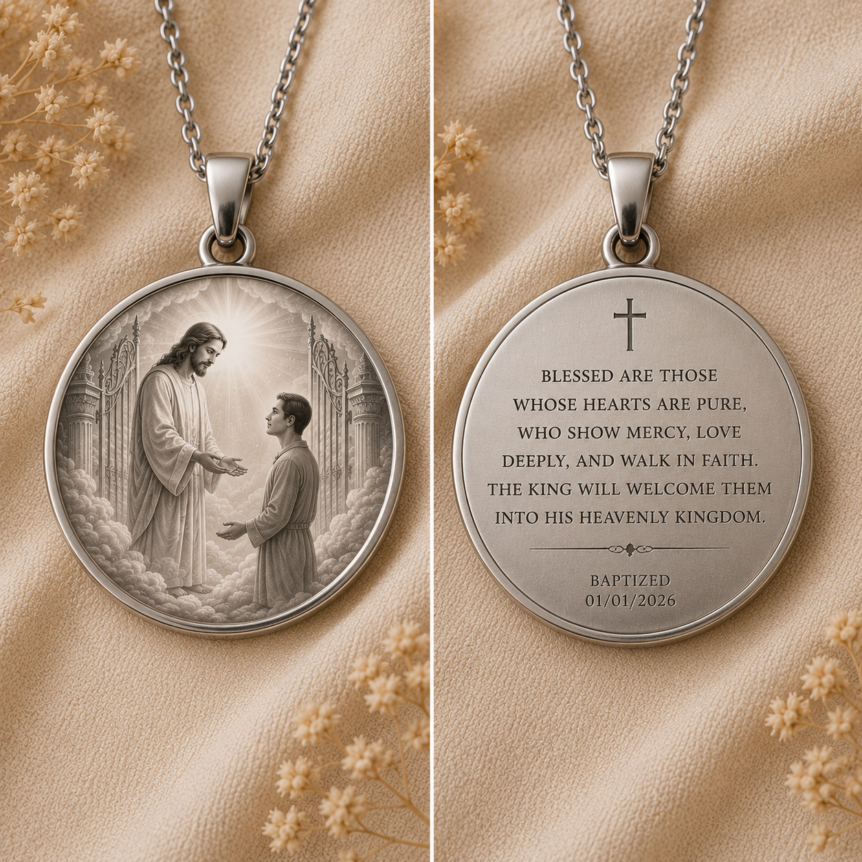 Eternally Saved Necklace: Gates of Heaven