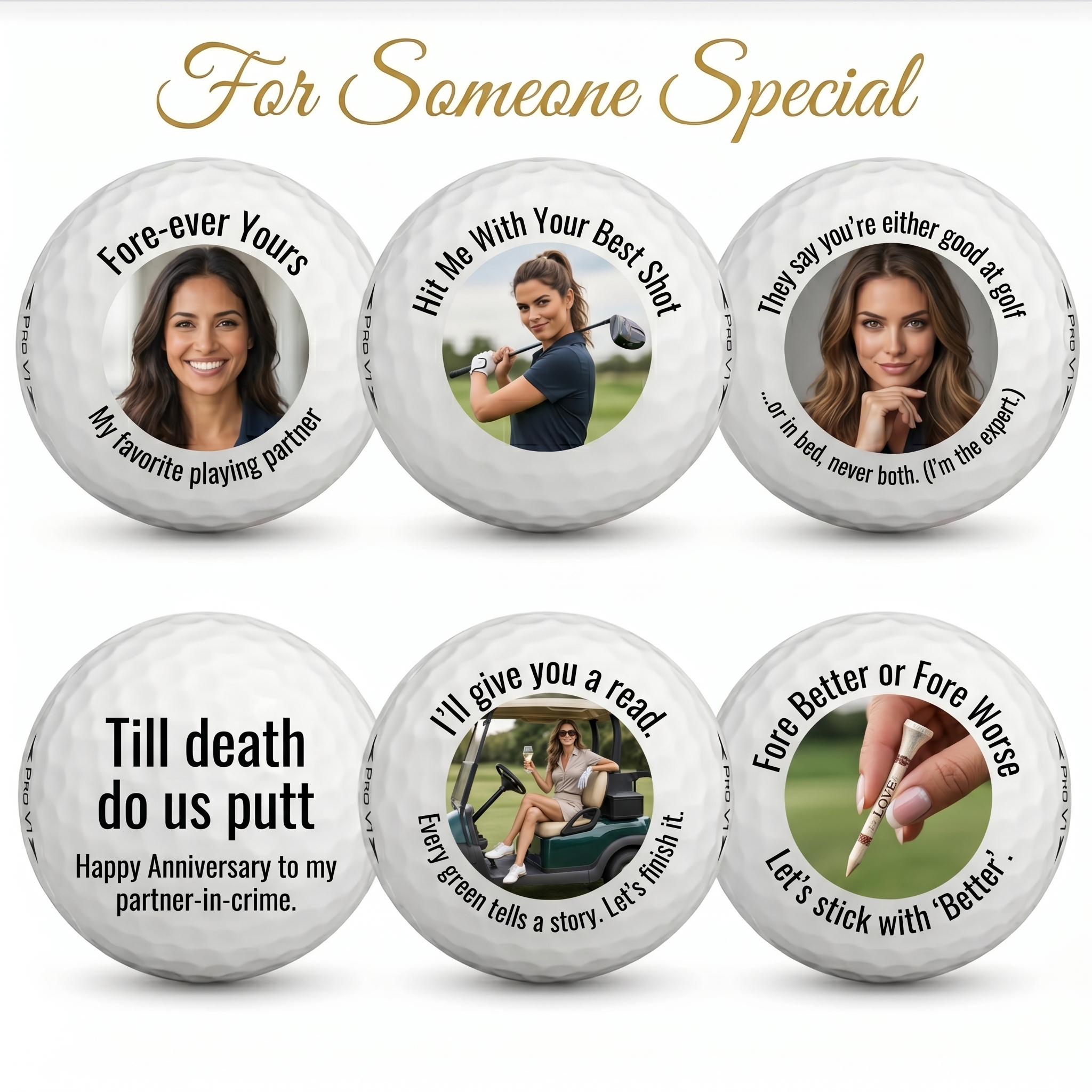 Custom Photo Golf Balls