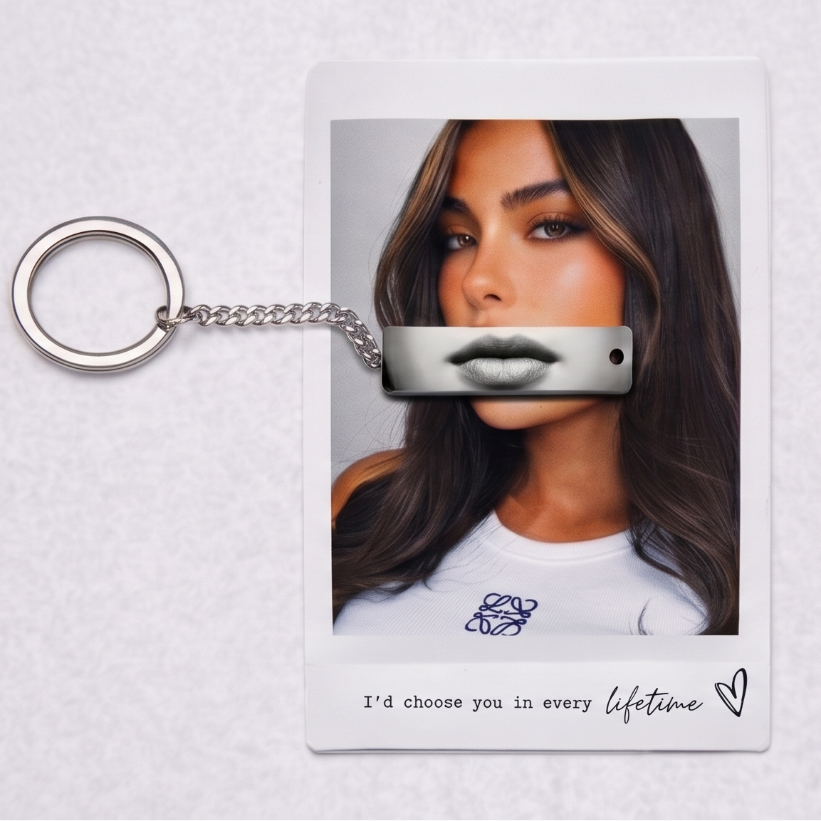 Keepsake Kiss Keychain